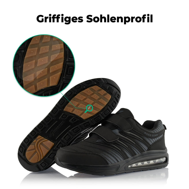 Sneaker Cushioned Sole Sports Shoes Velcro