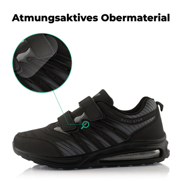 Sneaker Cushioned Sole Sports Shoes Velcro