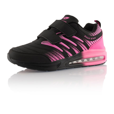 Sneaker with Cushioned Sole and Velcro Closure