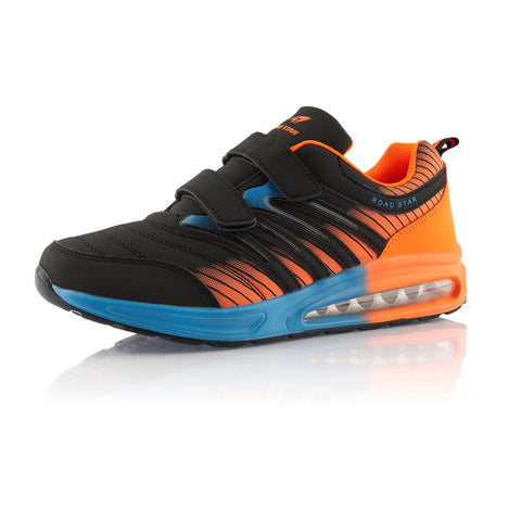 Sneaker with Cushioned Sole Sports Shoes Velcro Closure